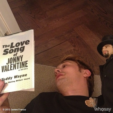 reading on the couch
