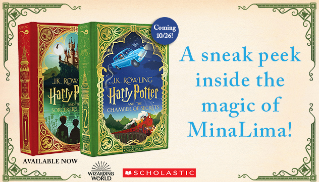 Harry Potter Mina Lima Edition Series Collection 2 Books Set by